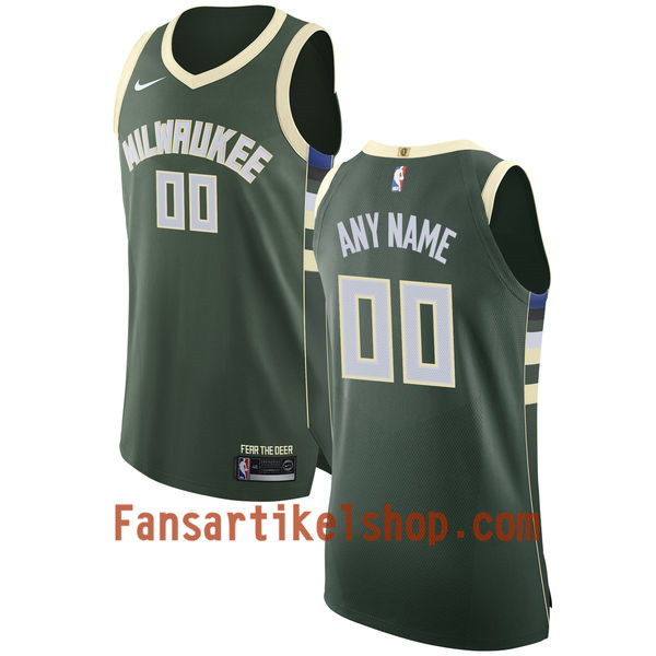 NBA Milwaukee Bucks Trikot Benutzerdefinierte Nike 2017-18 Grün Swingman - Herren NBA Milwaukee Bucks Trikot Benutzerdefinierte Nike 2017-18 Grün Swingman - Herren